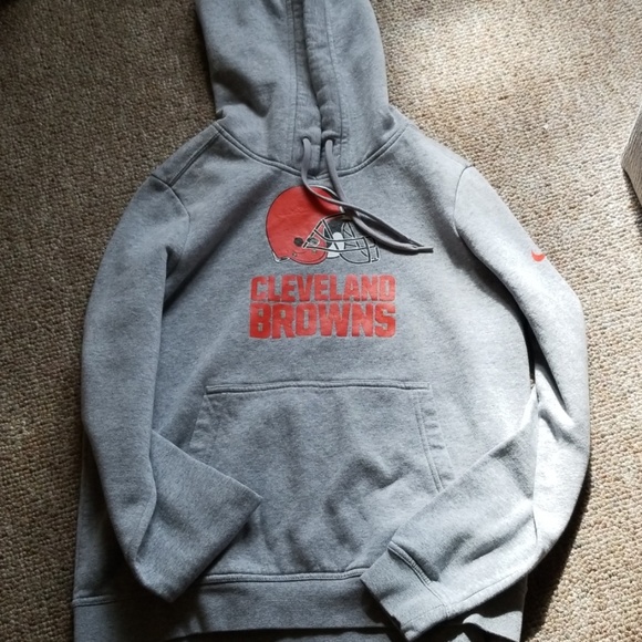 nike browns hoodie